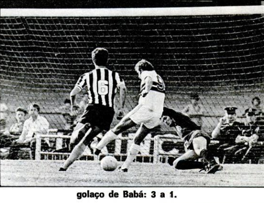 Gol de Babá contra a Ponte Preta. Crédito: revista Placar – novembro de 1970. 